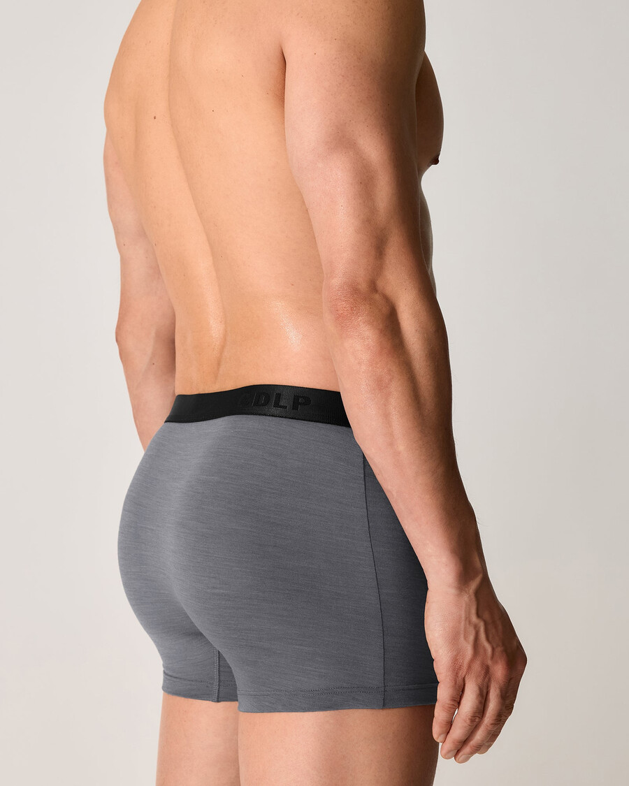 boxer da uomo in misto lana merino grigio mélange acquista ora — cdlp