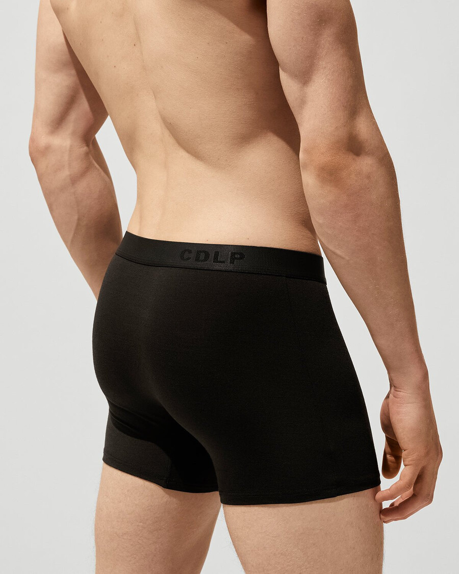 3 × boxer da uomo in misto lana merino neri acquista ora — cdlp