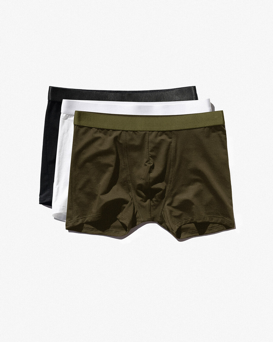 3 × boxer da uomo in nero bianco verde oliva acquista ora — cdlp