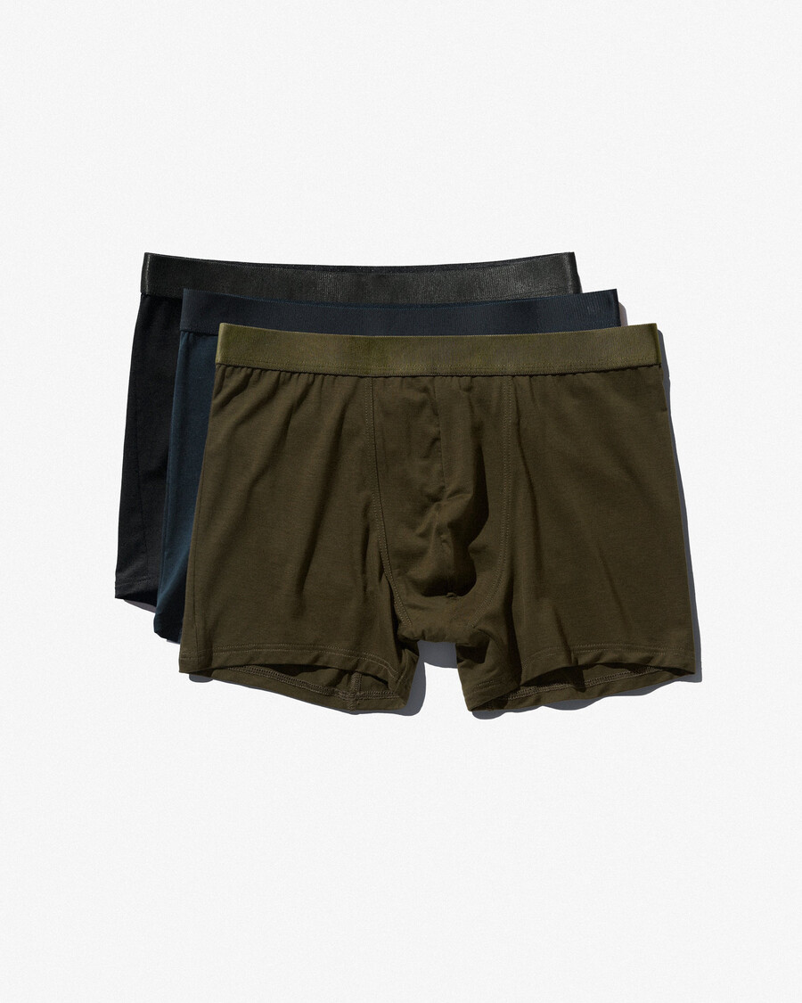 3 × boxer da uomo in nero verde oliva blu navy scuro acquista ora — cdlp
