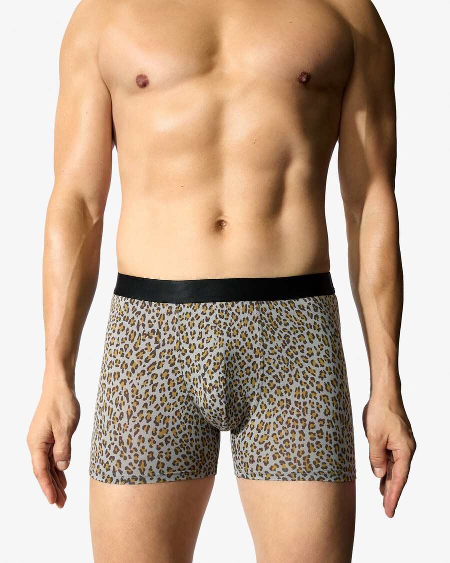 3 × boxer da uomo in nero bianco mocca leopardato acquista ora — cdlp