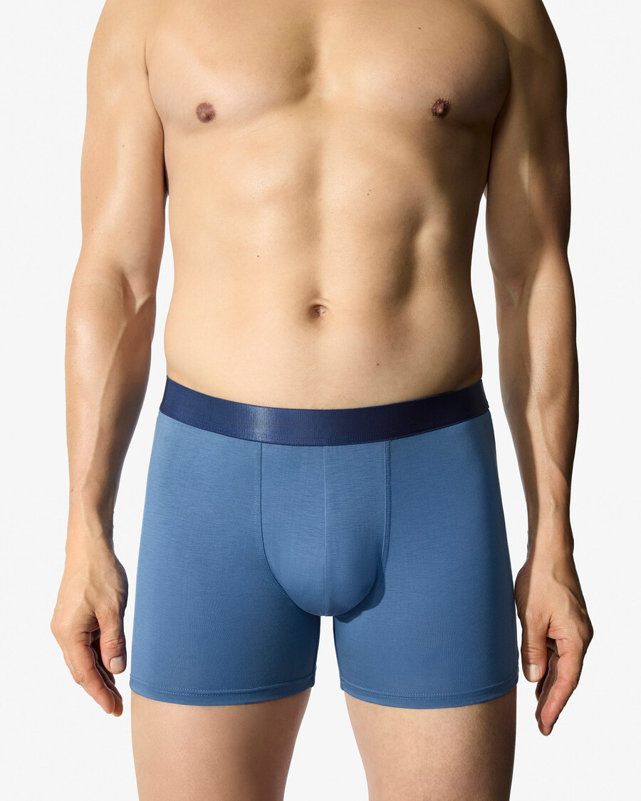 3 × boxer da uomo in bianco blu navy scuro blu azzurro acquista ora — cdlp