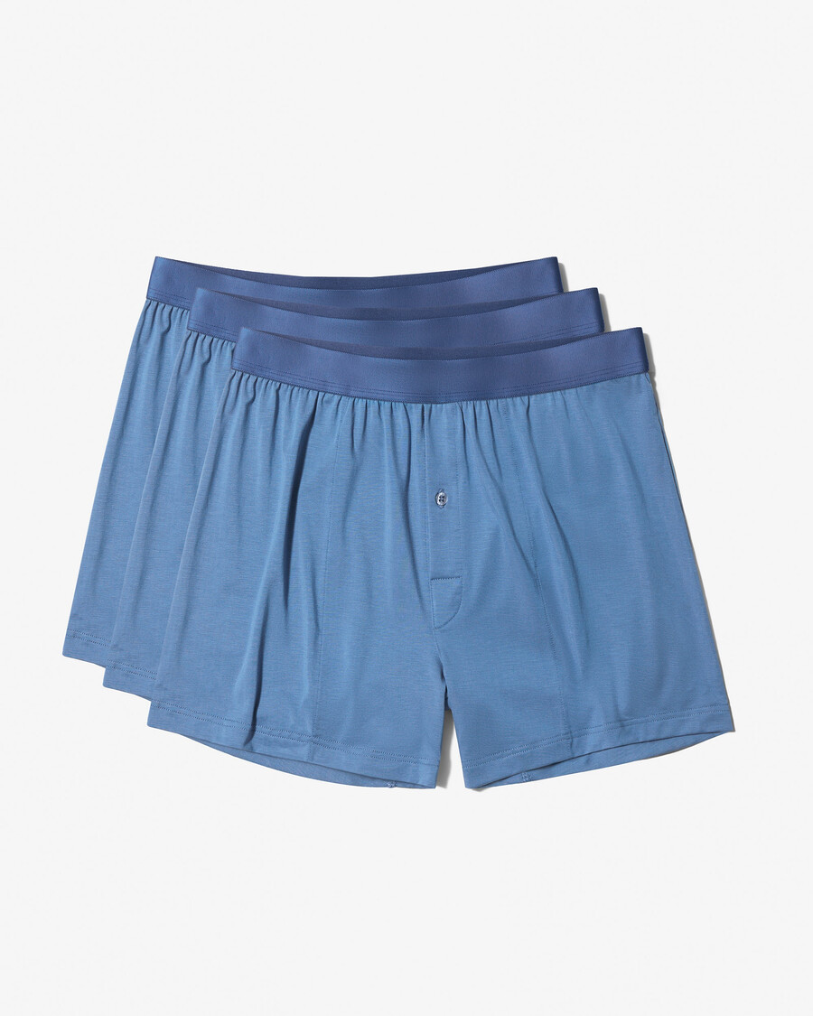 3 × boxer da uomo in blu azzurro acquista ora — cdlp
