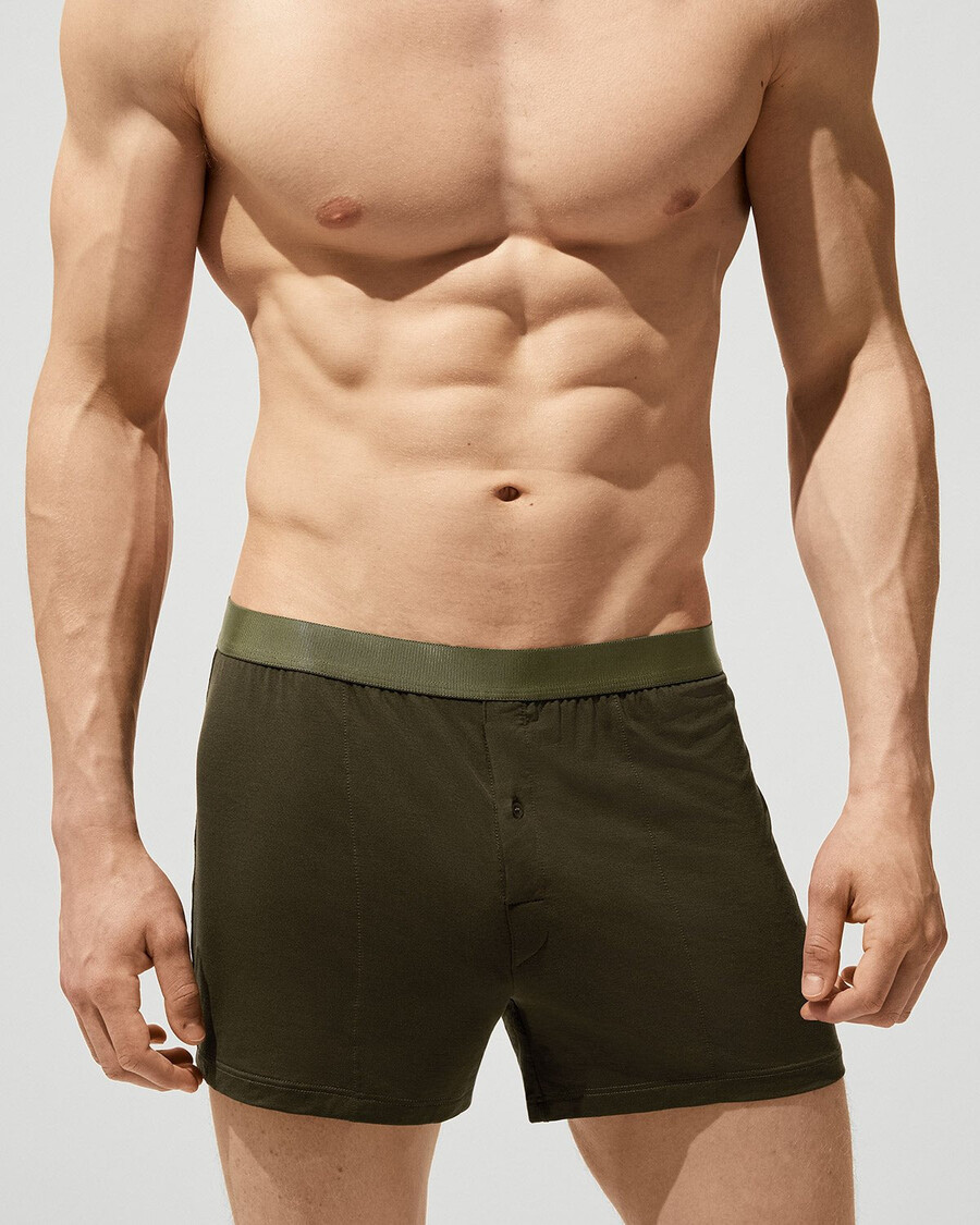 boxer da uomo in verde oliva acquista ora — cdlp