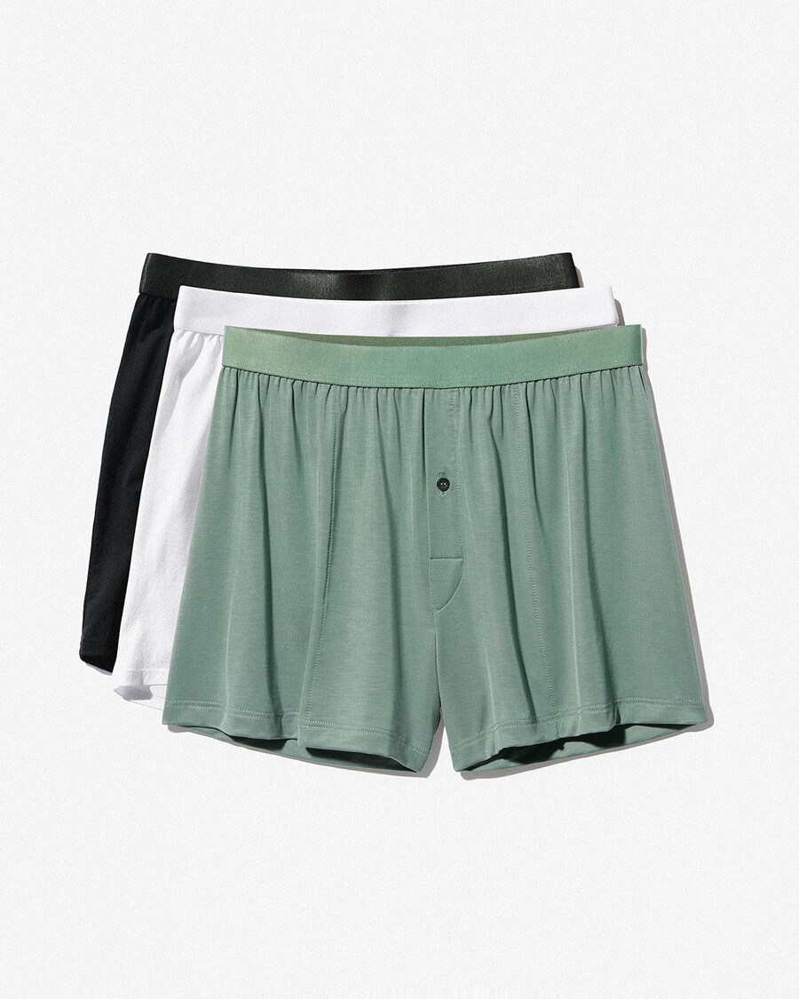 12 × boxer da uomo in nero bianco salvia acquista ora — cdlp