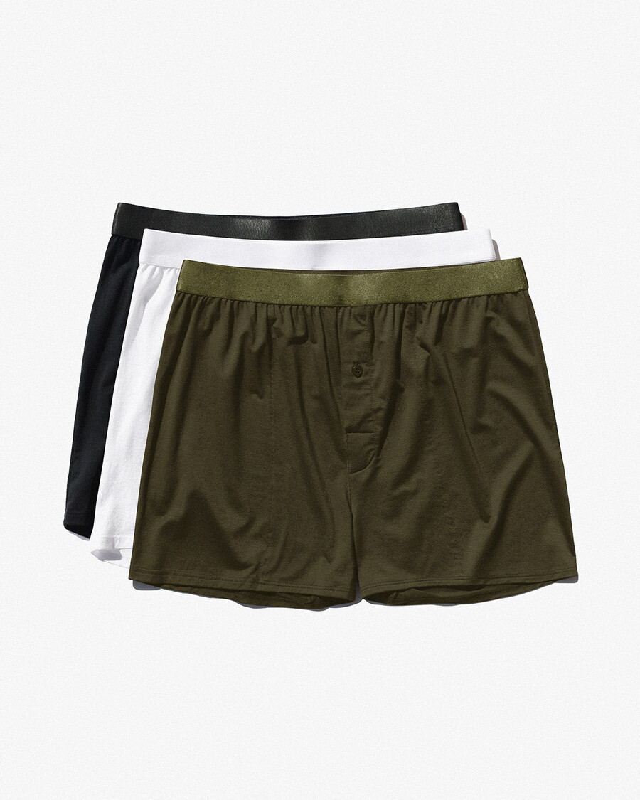 3 × boxer da uomo in nero bianco verde oliva acquista ora — cdlp