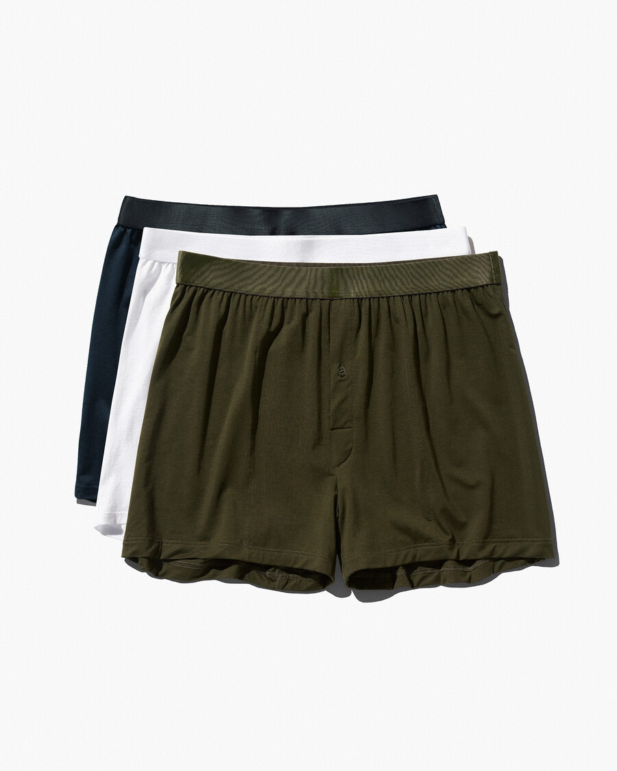 × boxer da uomo in bianco verde oliva blu navy scuro acquista ora — cdlp