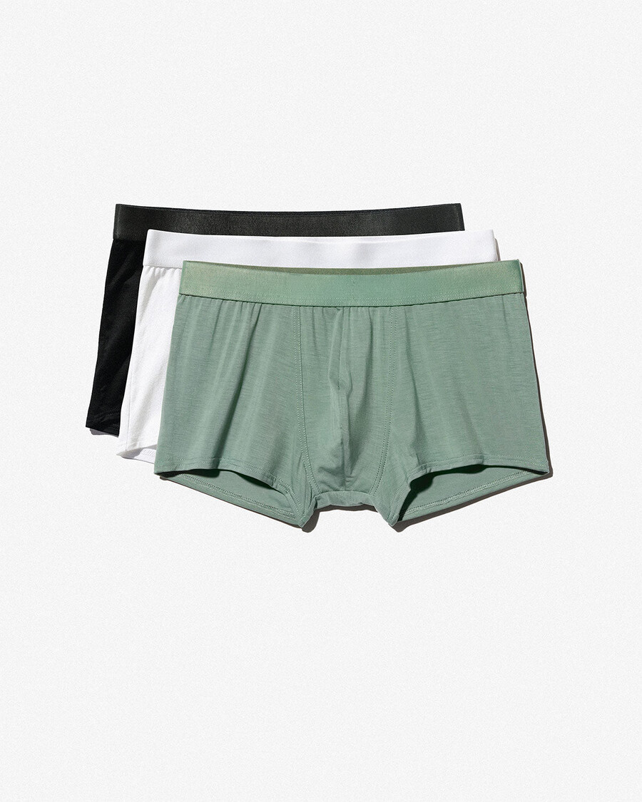 6 boxer da uomo in nero bianco e salvia acquista ora — cdlp