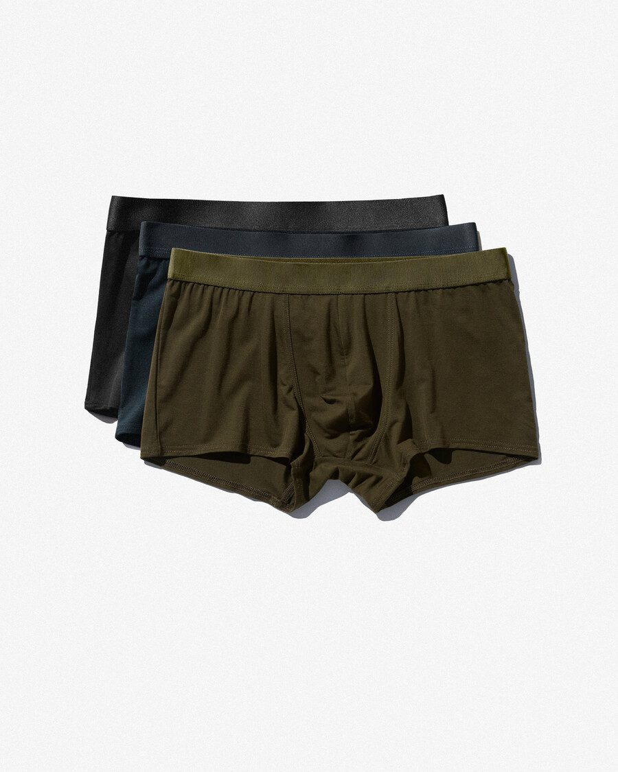 6 boxer da uomo in nero verde oliva blu navy scuro acquista ora — cdlp
