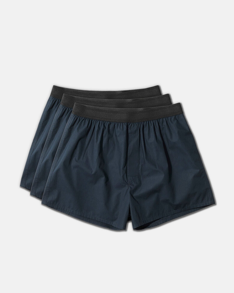boxer classici da uomo in cotone blu navy acquista ora — cdlp
