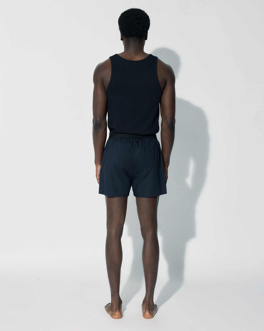boxer classici da uomo in cotone blu navy acquista ora — cdlp