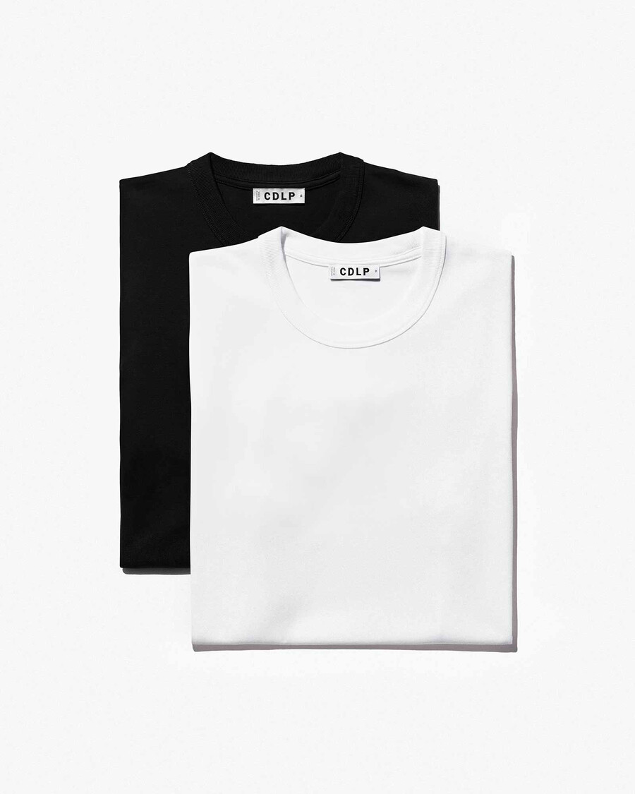2 × maglietta pesante da uomo in nero e bianco acquista — cdlp