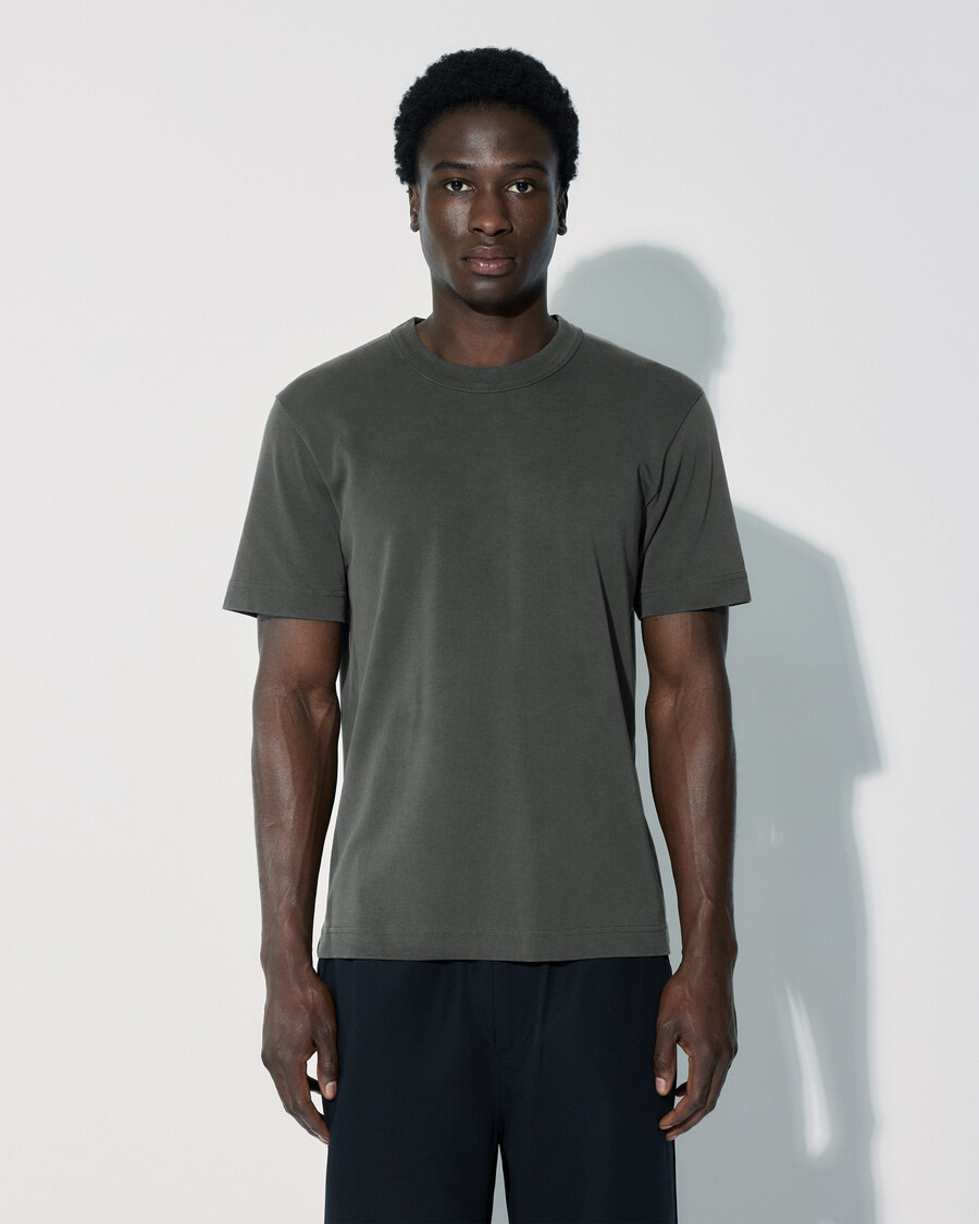 t-shirt pesante da uomo color antracite acquista ora — cdlp