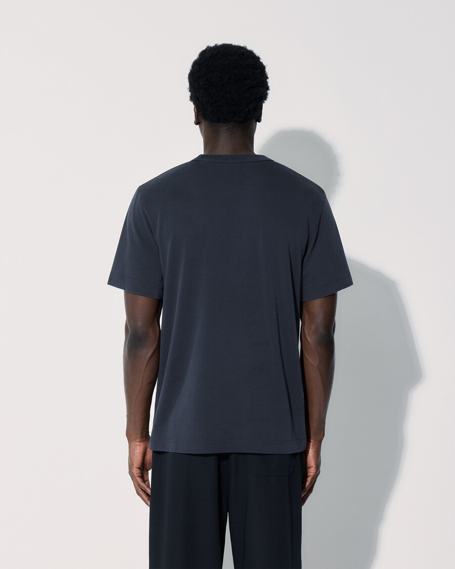 2 × maglietta pesante da uomo in blu navy scuro acquista — cdlp