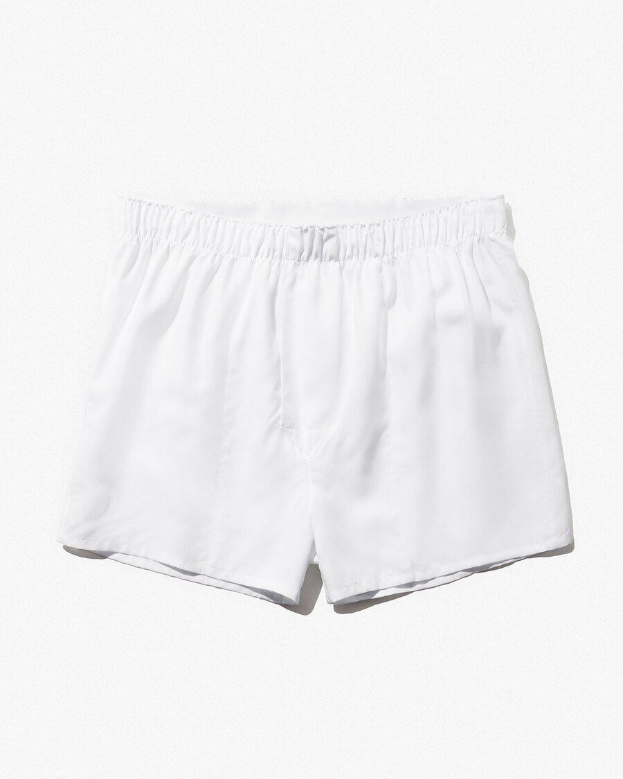 boxer classici da uomo in tessuto bianco acquista ora — cdlp