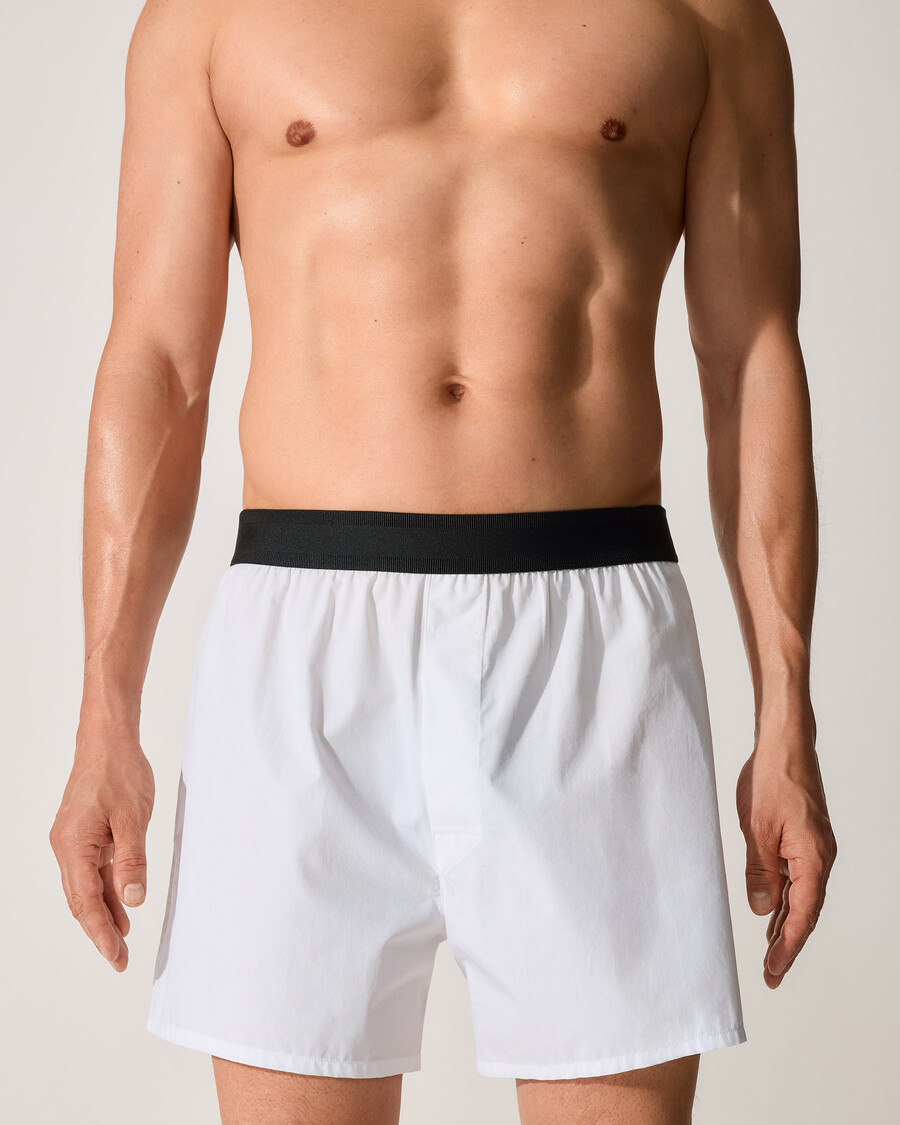 boxer classici da uomo in cotone bianco acquista ora — cdlp