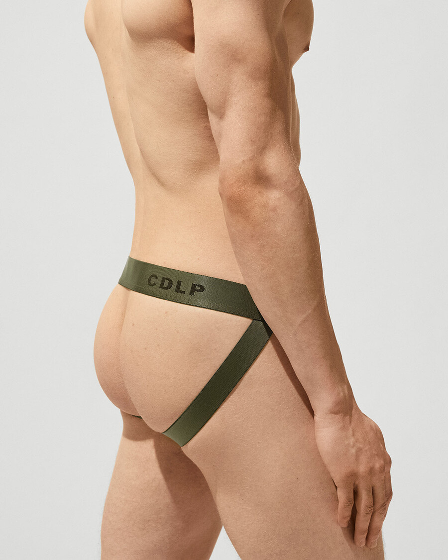 jock strap da uomo in verde oliva acquista ora — cdlp