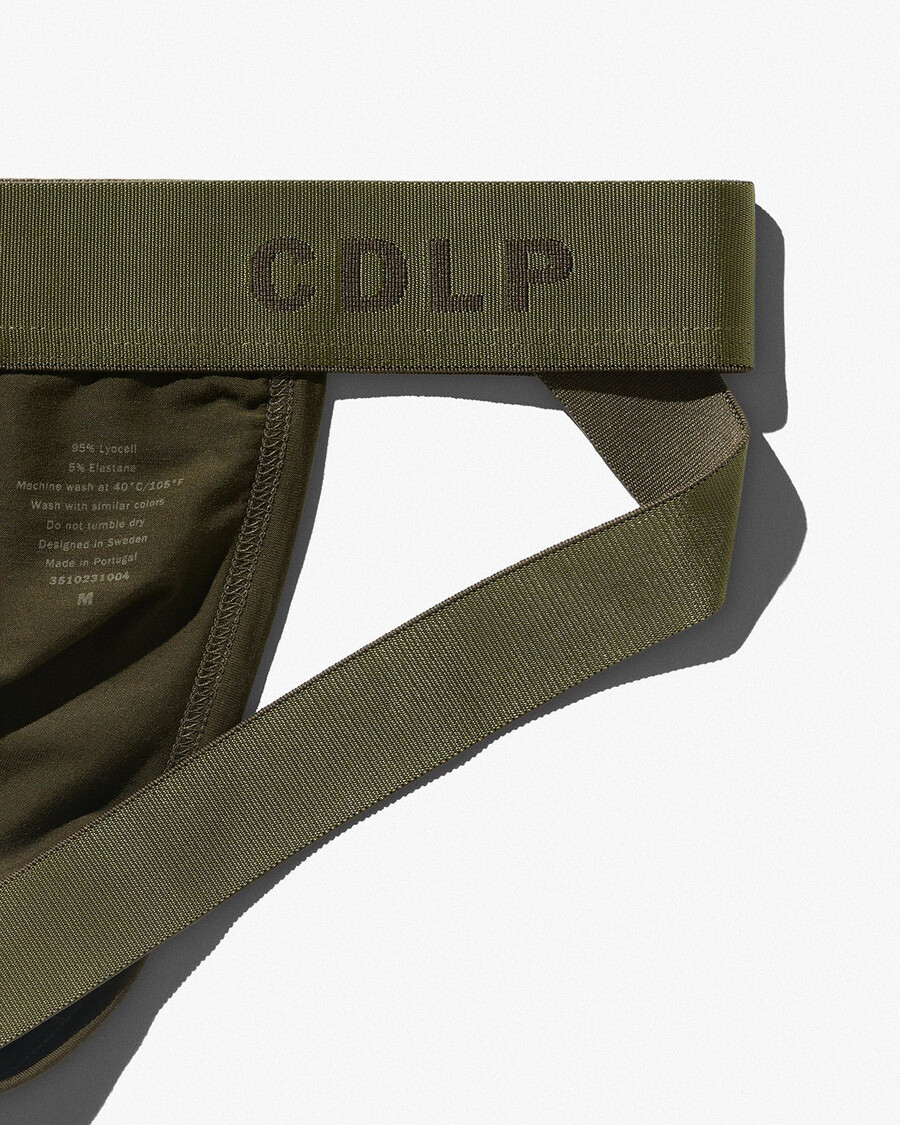 jock strap da uomo in verde oliva acquista ora — cdlp