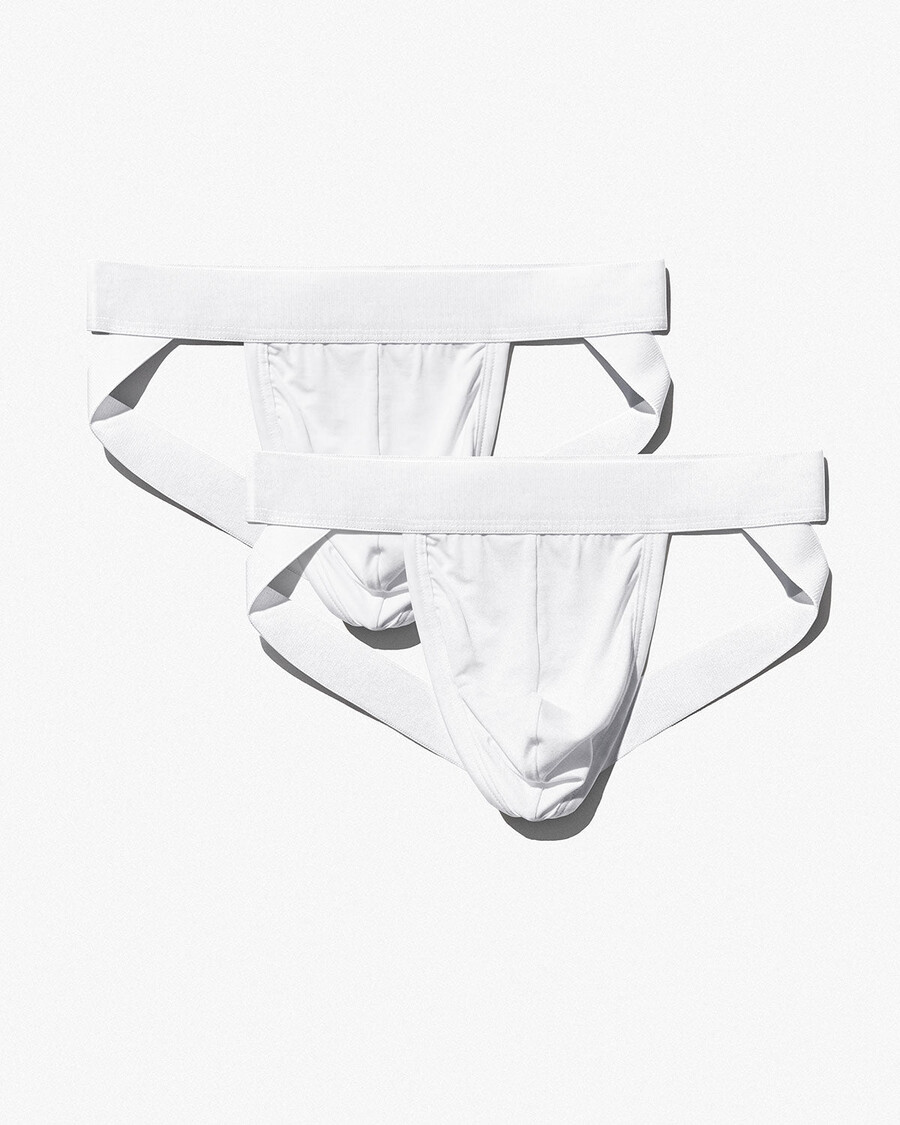 2 x jock strap da uomo in bianco acquista ora — cdlp
