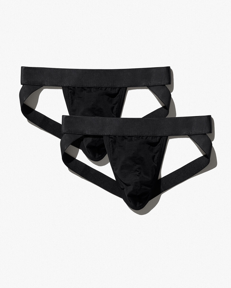 2 x jock strap da uomo in nero acquista ora — cdlp