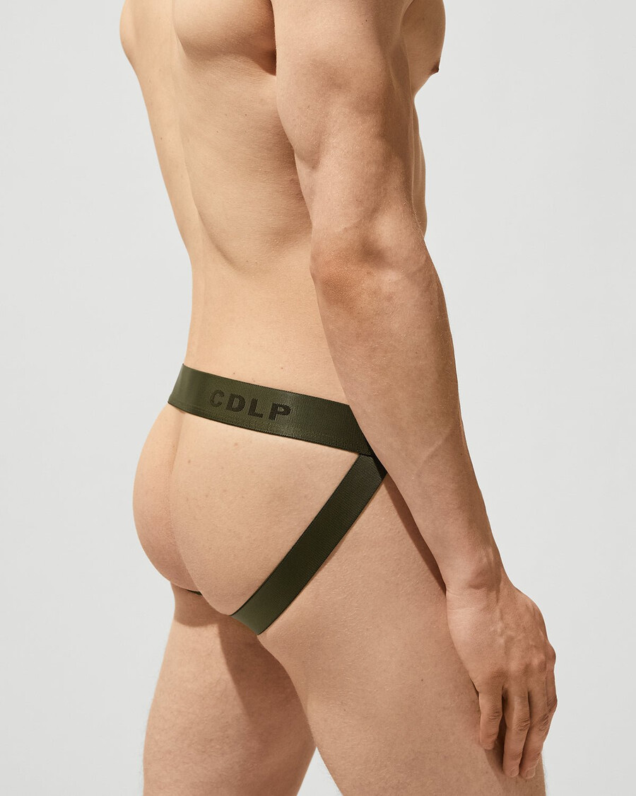 2 x jock strap da uomo in nero e verde oliva acquista ora — cdlp