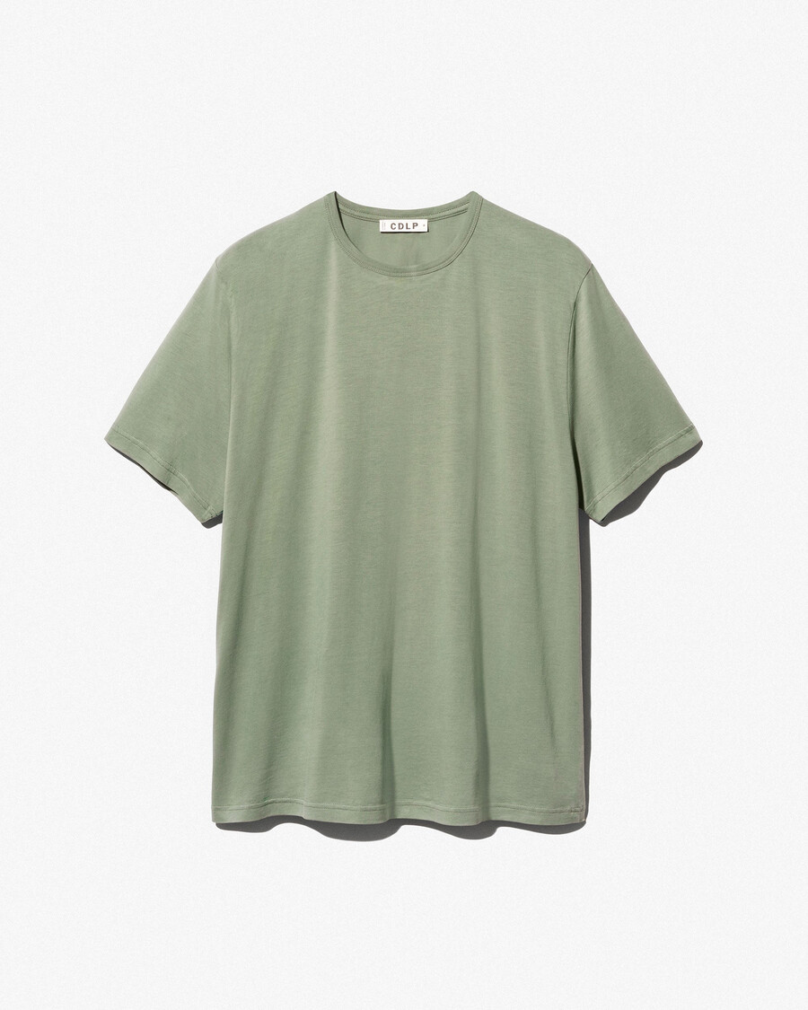 t-shirt leggera da uomo color salvia acquista ora — cdlp