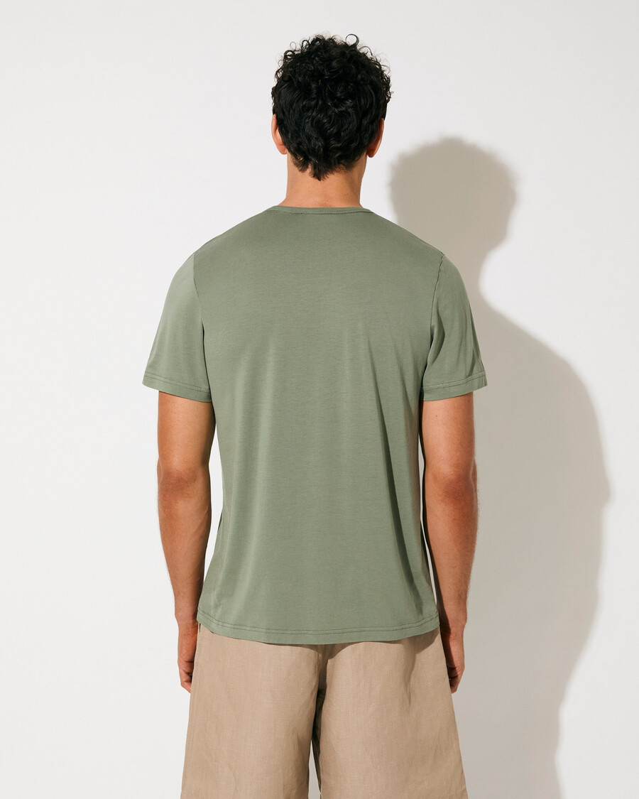 t-shirt leggera da uomo color salvia acquista ora — cdlp