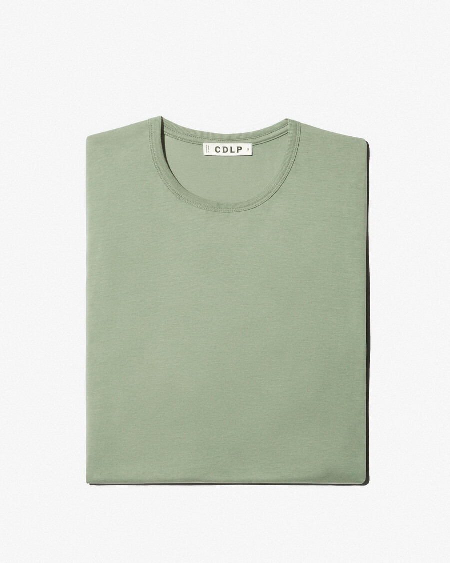 t-shirt leggera da uomo color salvia acquista ora — cdlp