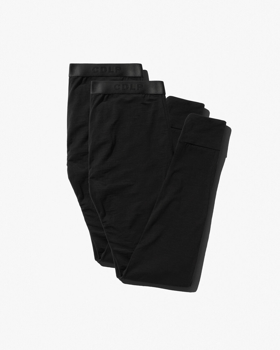 2 x calzamaglia lunga da uomo in misto lana merino nera acquista ora — cdlp