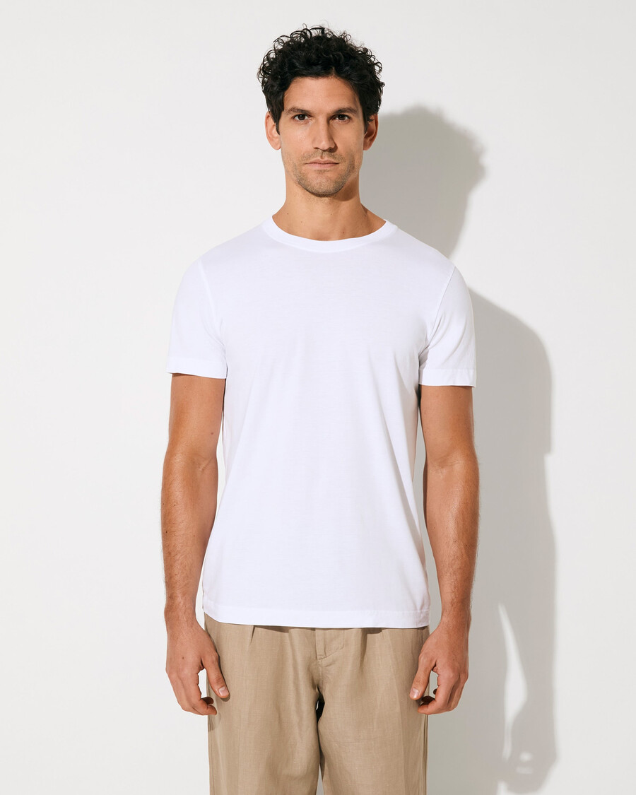 t-shirt da uomo di peso medio bianca acquista ora — cdlp