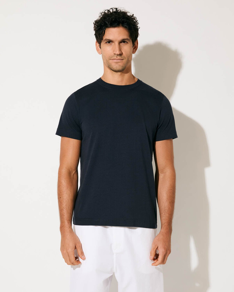 3 magliette da uomo di peso medio in blu navy scuro acquista ora — cdlp