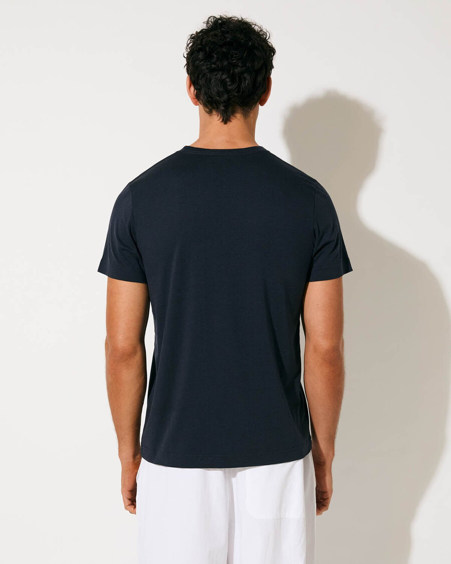 3 magliette da uomo di peso medio in blu navy scuro acquista ora — cdlp