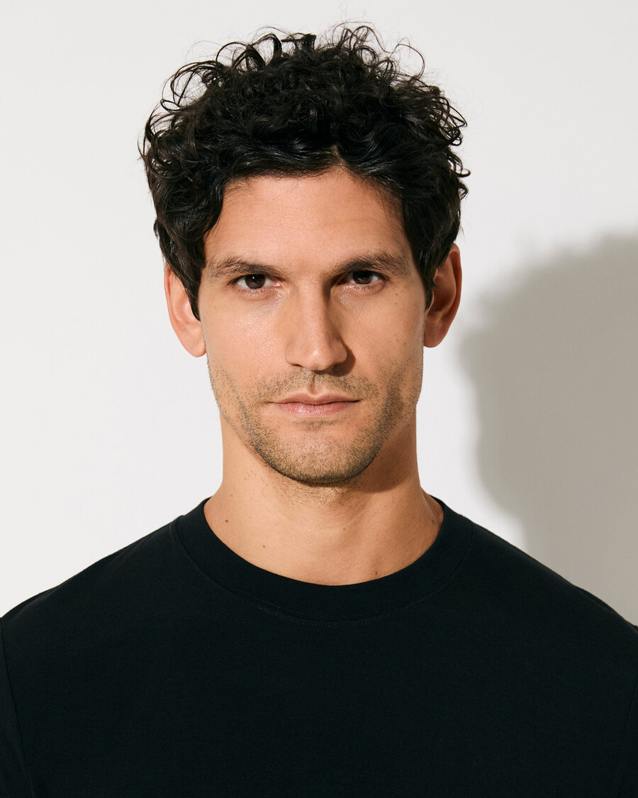 t-shirt da uomo di peso medio nera acquista ora — cdlp