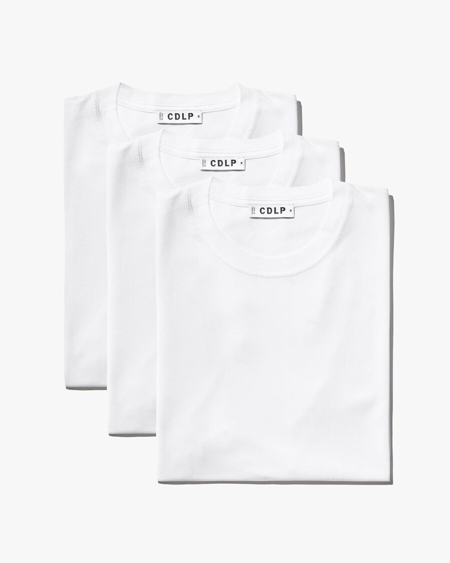 3 × t-shirt da uomo di peso medio in bianco acquista ora — cdlp