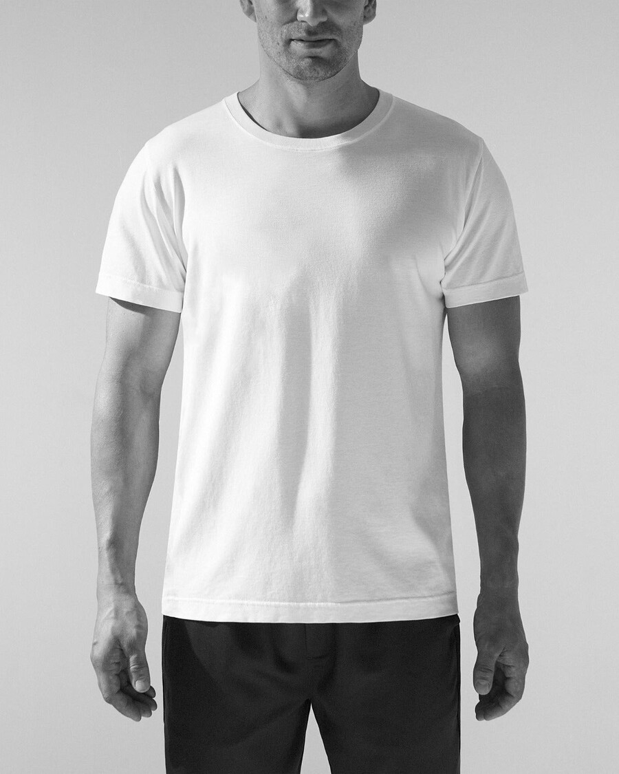 3 × t-shirt da uomo di peso medio in bianco acquista ora — cdlp