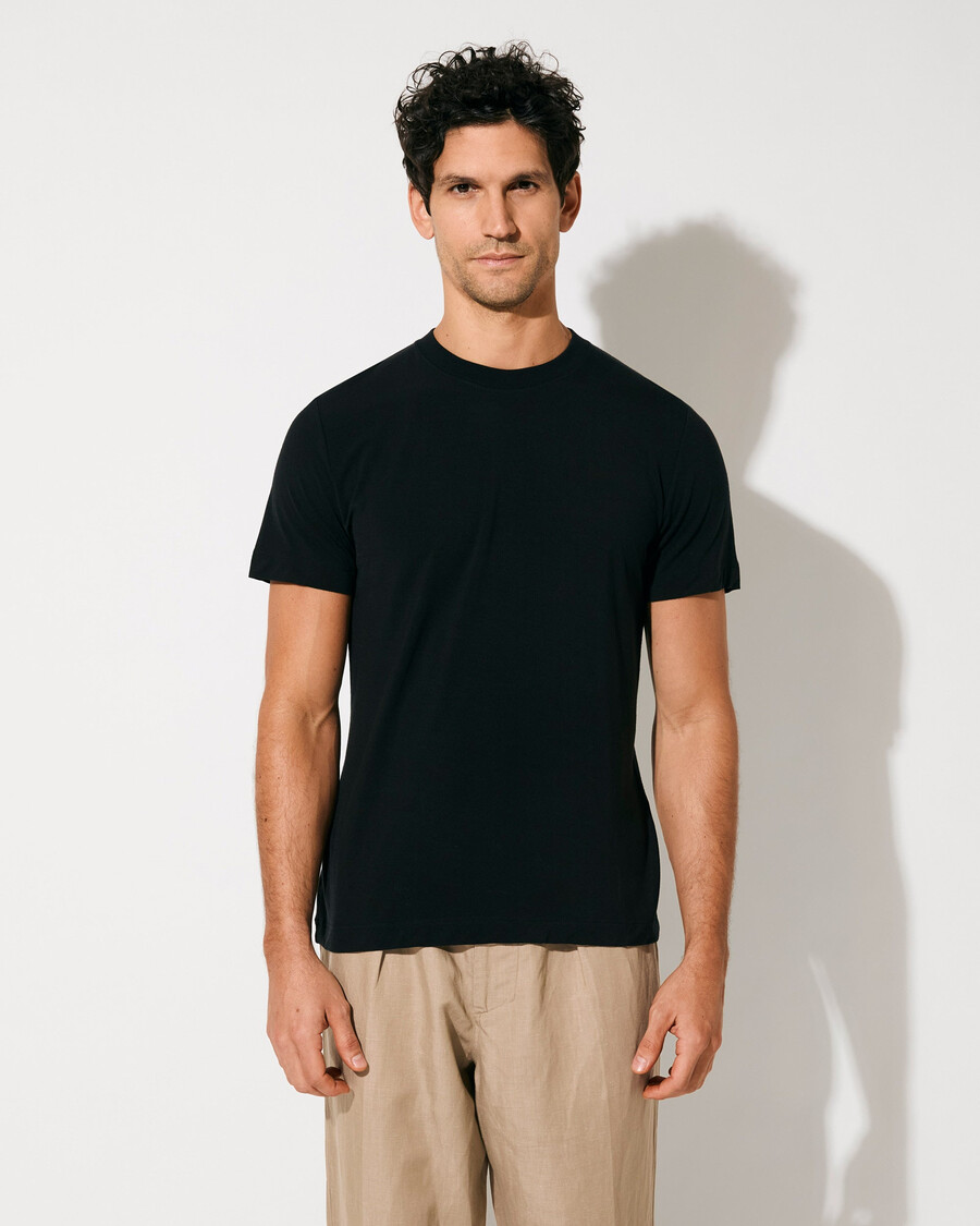 3 × t-shirt da uomo di peso medio in nero acquista ora — cdlp