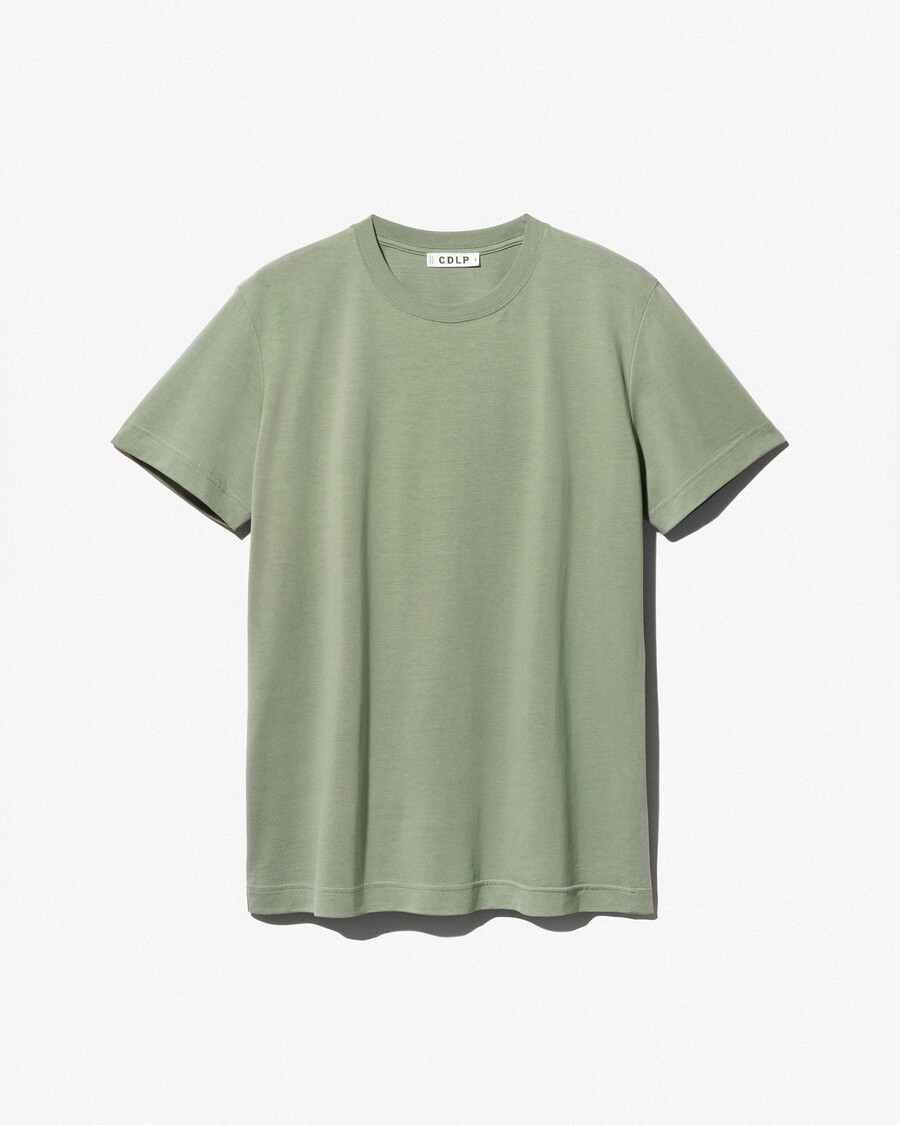 t-shirt da uomo di peso medio color salvia acquista ora — cdlp