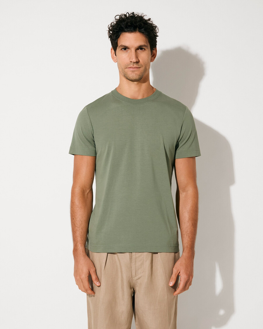 t-shirt da uomo di peso medio color salvia acquista ora — cdlp