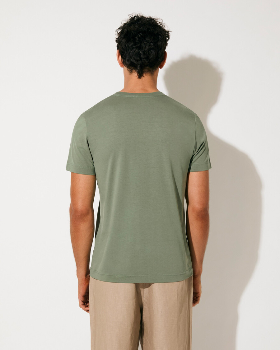 t-shirt da uomo di peso medio color salvia acquista ora — cdlp