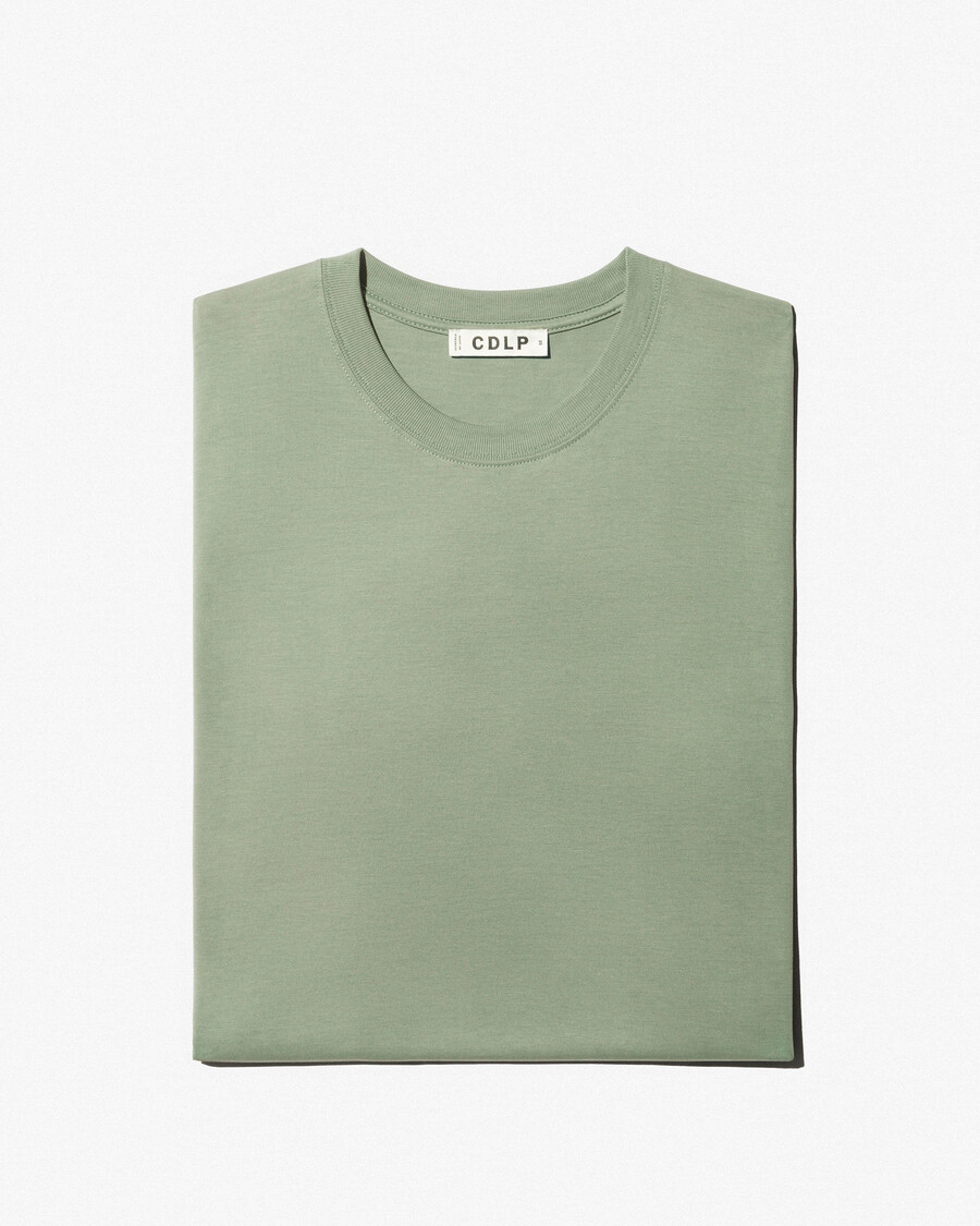 t-shirt da uomo di peso medio color salvia acquista ora — cdlp