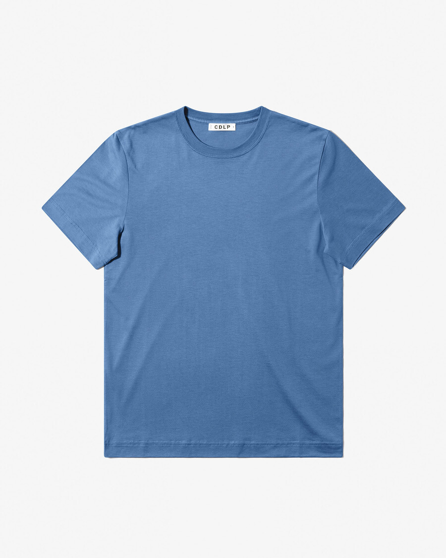 t-shirt da uomo di peso medio in blu azzurro acquista ora — cdlp
