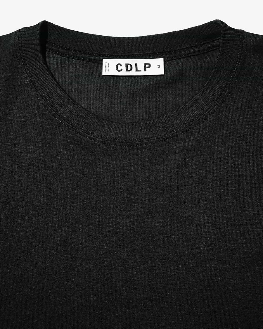 t-shirt a maniche lunghe da uomo di peso medio nera acquista — cdlp