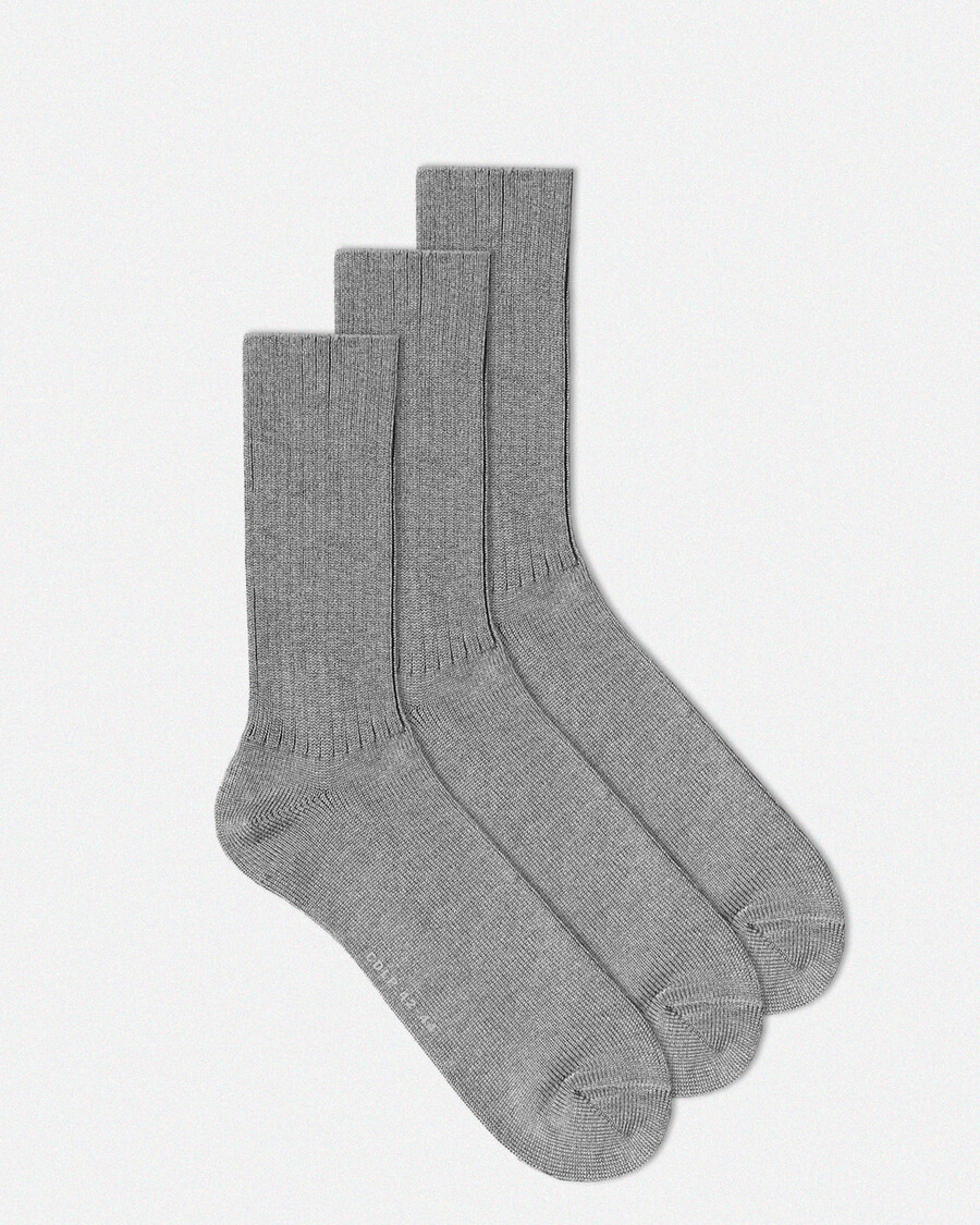 3 calzini da tennis unisex di media lunghezza in grigio mélange acquista — cdlp