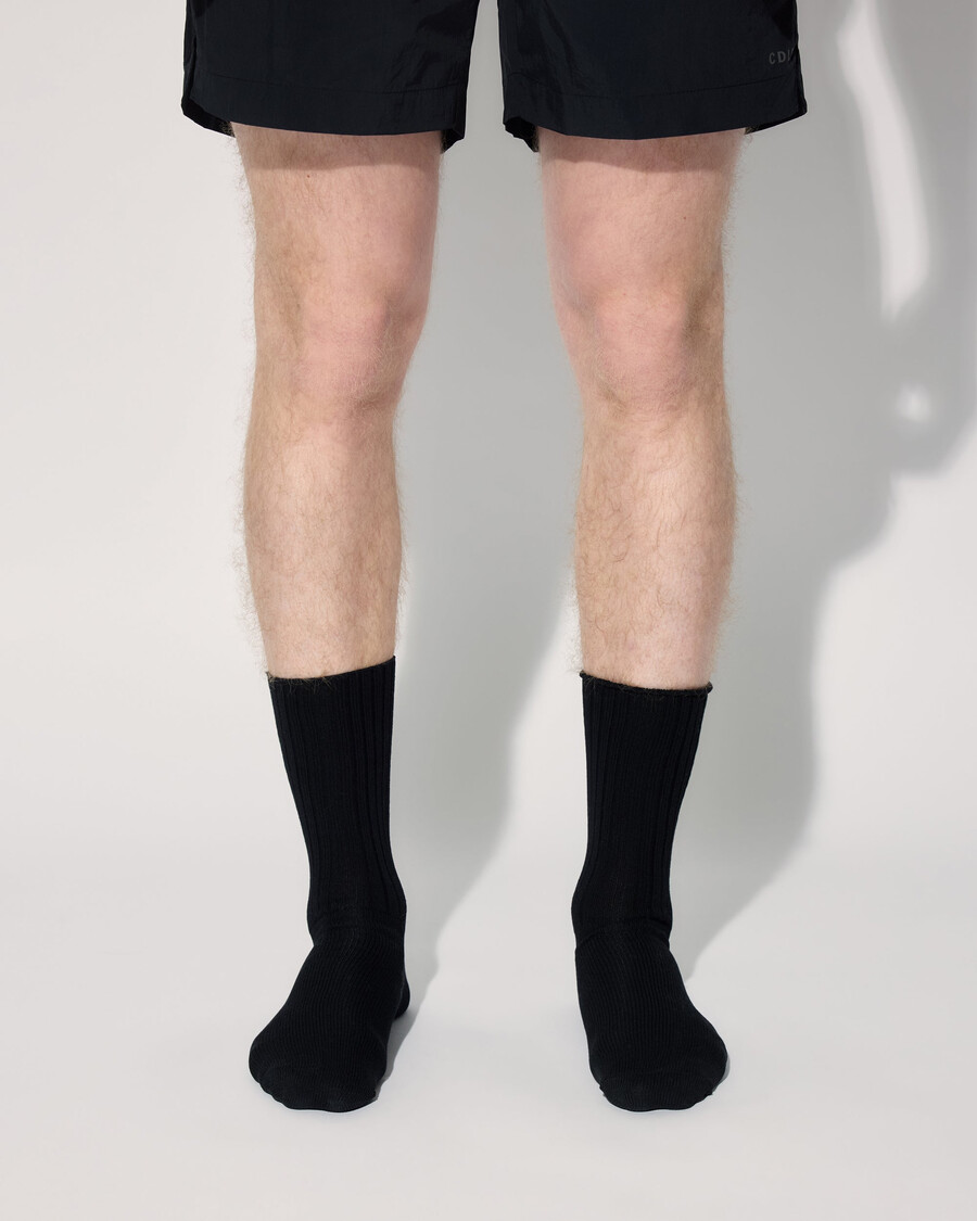 calzini da tennis unisex in cotone di media lunghezza neri acquista ora — cdlp