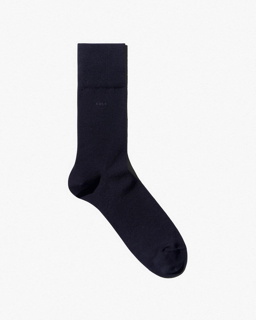 calzini unisex in cotone di media lunghezza blu navy scuro acquista — cdlp