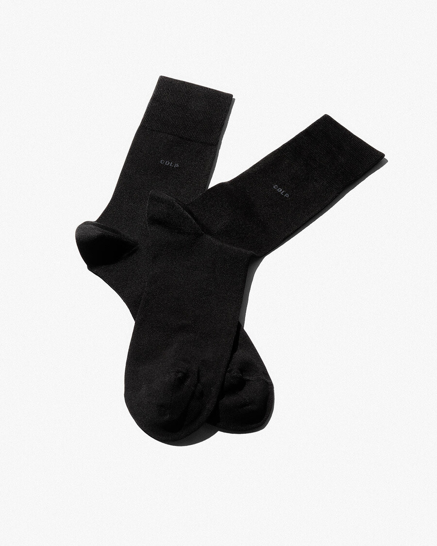 calzini unisex in cotone di media lunghezza neri acquista ora — cdlp