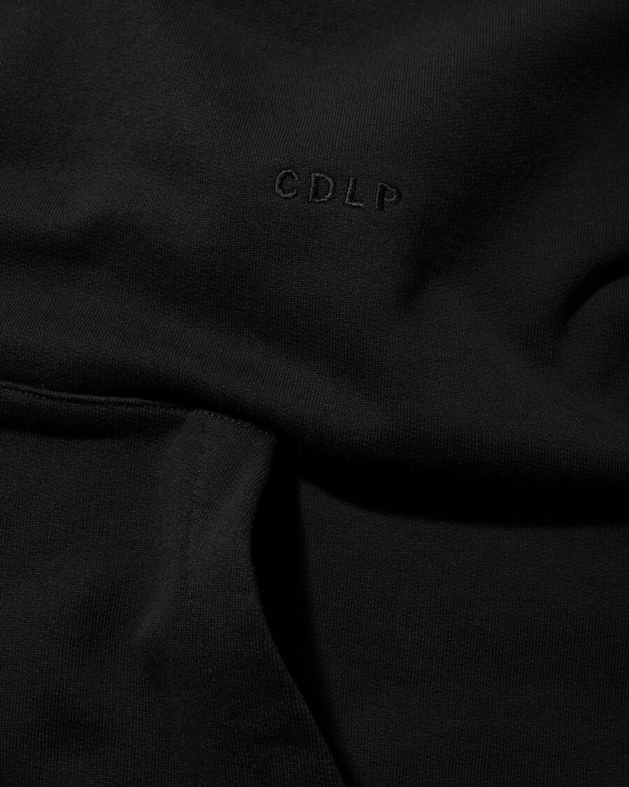 felpa con cappuccio in cotone da uomo nera acquista ora – cdlp