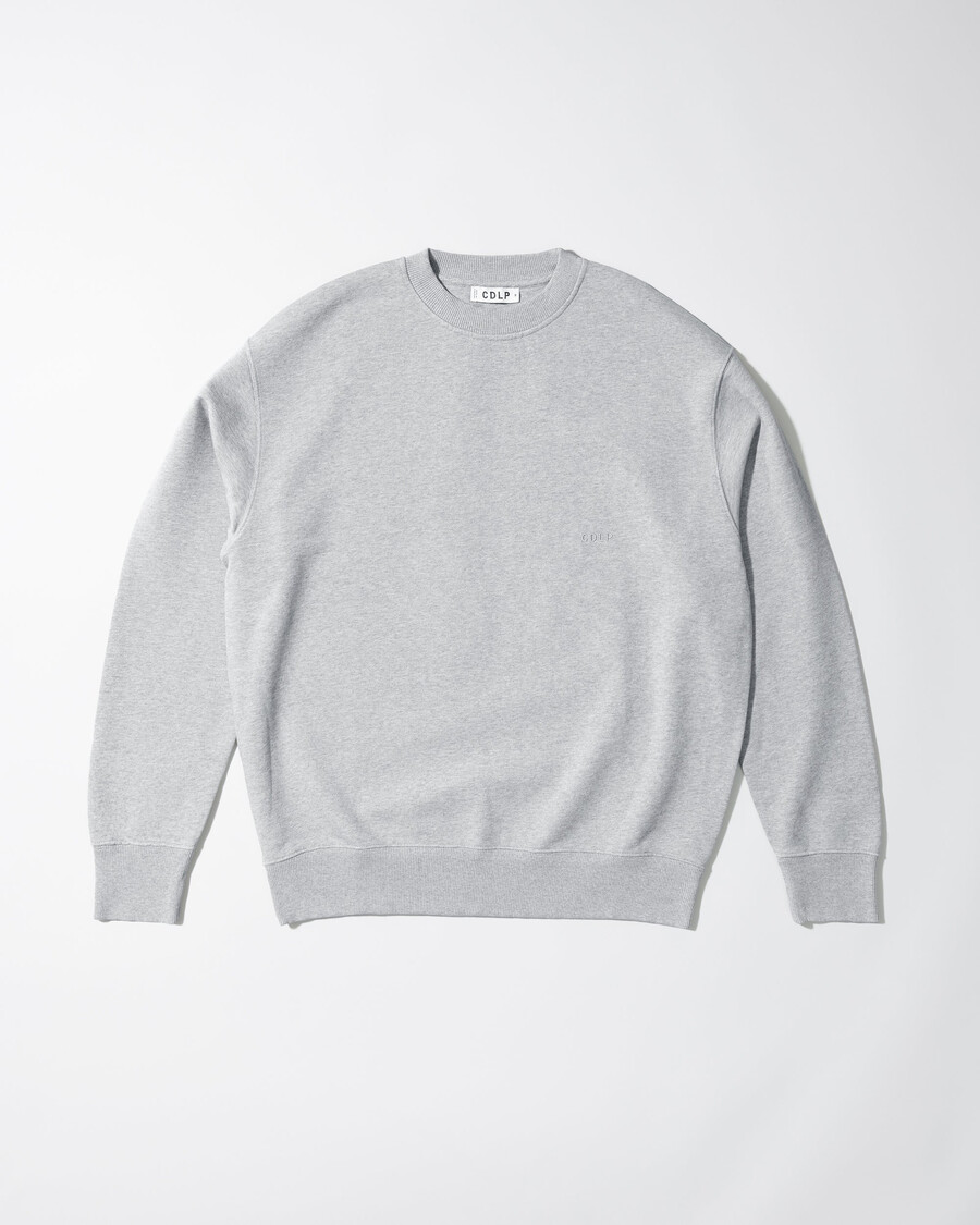 felpa da uomo in cotone grigio mélange acquista ora – cdlp