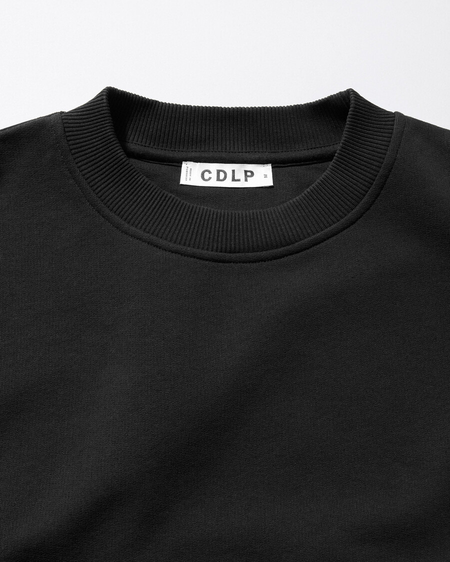 felpa in cotone da uomo nera acquista ora – cdlp