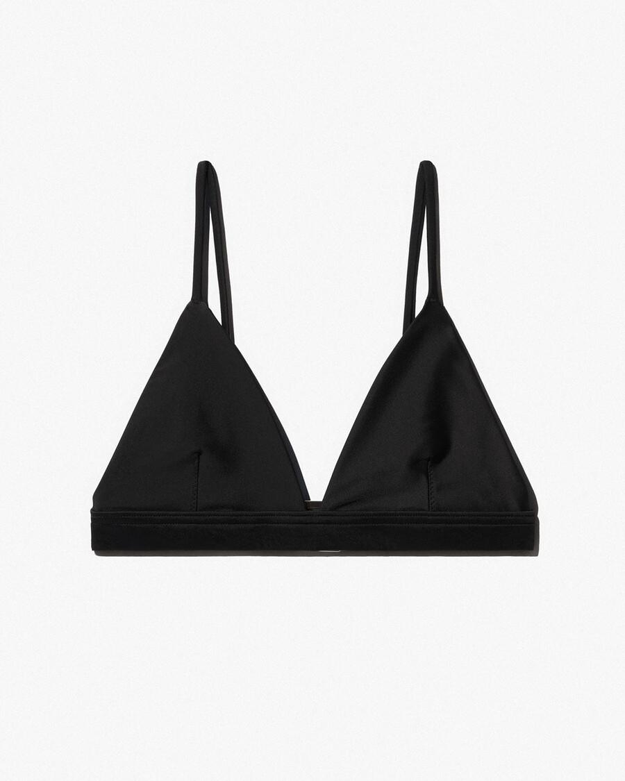 reggiseno bikini a triangolo da donna in nero acquista ora — cdlp
